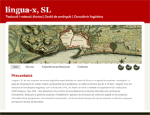 Tablet Screenshot of lingua-x.com